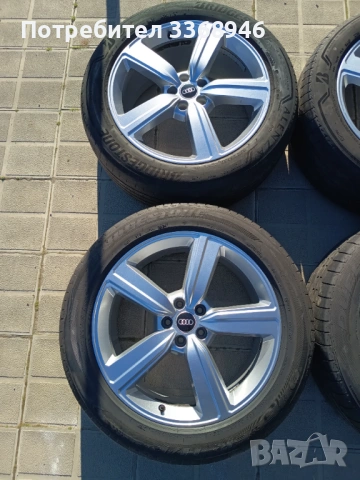 Джанти Audi 20" 5x112 с гуми Bridgestone 255/50/20 Ауди 5х112 Q5 SQ5 Q7 Q8 A6 A8, снимка 3 - Гуми и джанти - 53804198