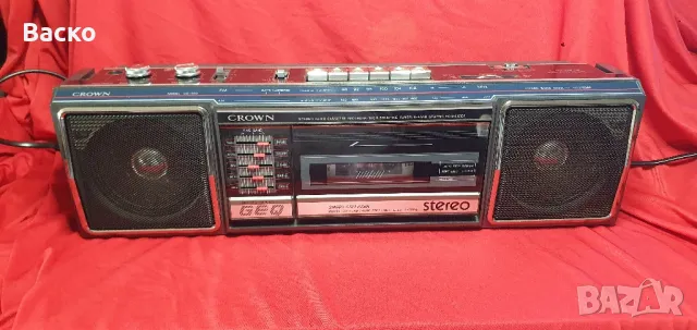CROWN CS-550 много рядък мини касетофон, снимка 1