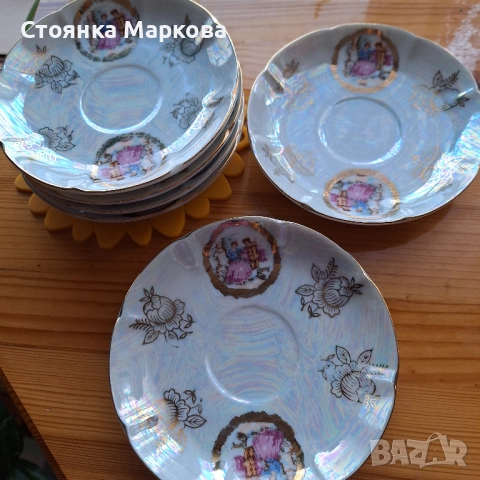 Винтидж порцеланови чинийки, снимка 2 - Чинии - 52552628