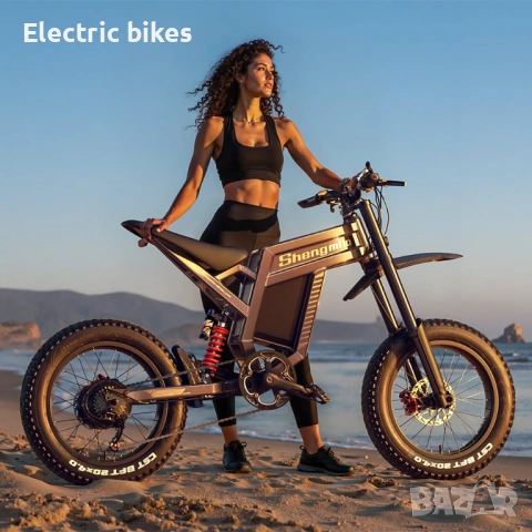 Електрически велосипед Shengmilo S900 60V 30Ah – 20” Fat Tire, снимка 6 - Велосипеди - 53735630