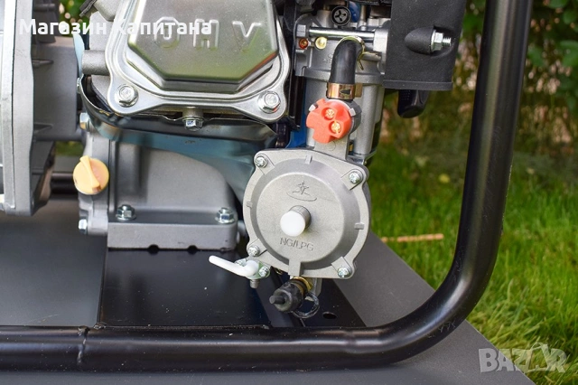 Бензинова помпа за вода GMAX TG30CX3, 8 м, 3”, 58 м³/ч, с възможност за работа на газ, снимка 2 - Други машини и части - 54155500