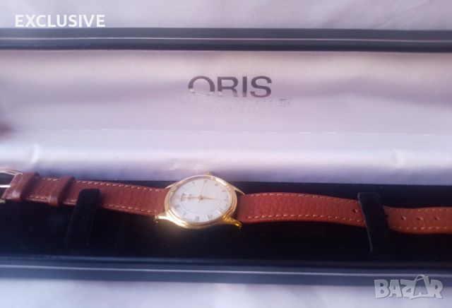 Часовник швейцарски ORIS механичен с кутия, като нов!, снимка 8 - Мъжки - 45951472