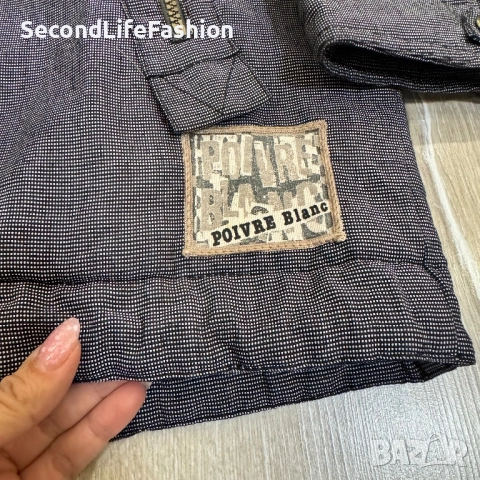 Мъжко яке Poivre Blanc Riders Vintage, размер M, бродирано, сиво Винтидж , снимка 7 - Якета - 52571755