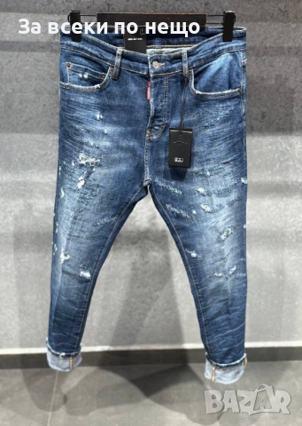 DSQUARED2 Сини Мъжки Дънки Код Mens P.228, снимка 4 - Дънки - 53922194
