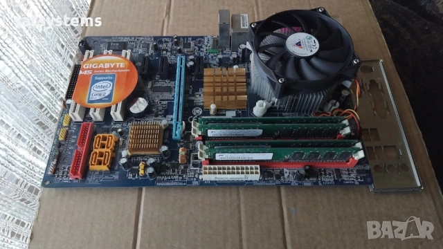 Дънна платка Gigabyte GA-945P-S3 Socket 775 CPU+FAN+RAM, снимка 7 - Дънни платки - 53863538