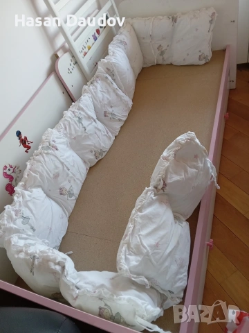 Бебешко легло-люлка, матрак от алое вера и обиколници, снимка 7 - Бебешки легла и матраци - 53580441