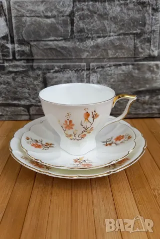 Две чаши за кафе с положна и десертначинийки - Jiesia, Литва, снимка 2 - Чаши - 49680046