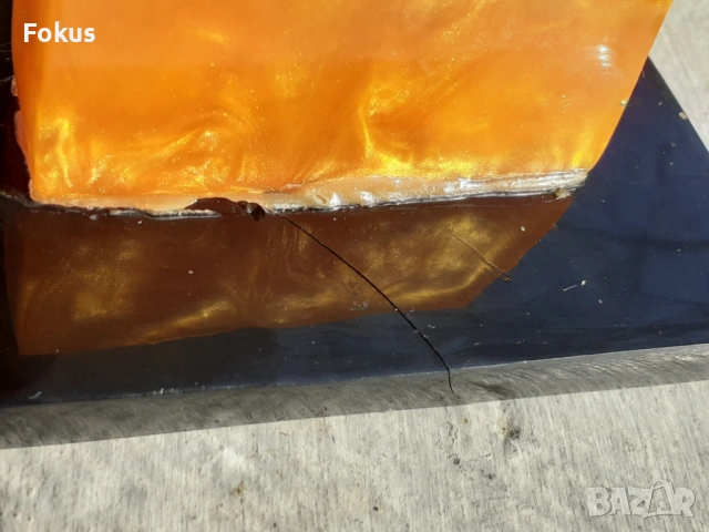 Стар соц. каталинен комплект за бюро ваза и моливник, снимка 4 - Антикварни и старинни предмети - 53333564