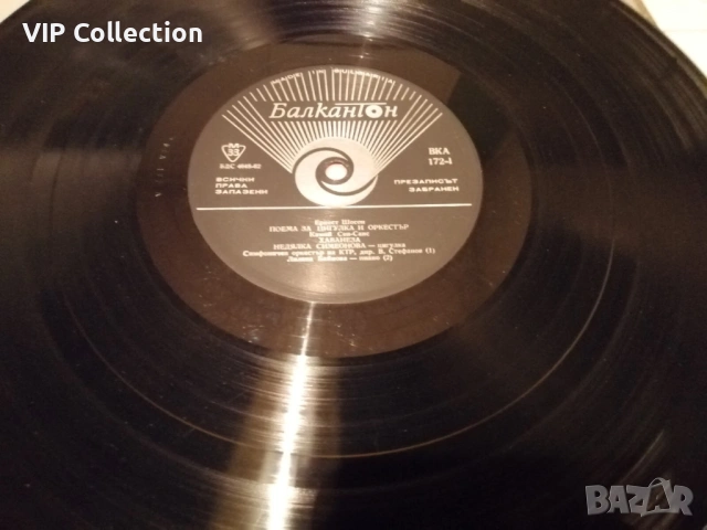 Комплект от две редки плочи на Недялка Симеонова, снимка 2 - Грамофонни плочи - 53691390