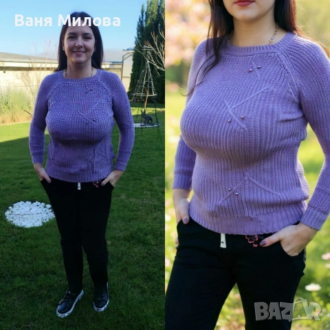 Пуловери до 2ХЛ , снимка 9 - Блузи с дълъг ръкав и пуловери - 52840283
