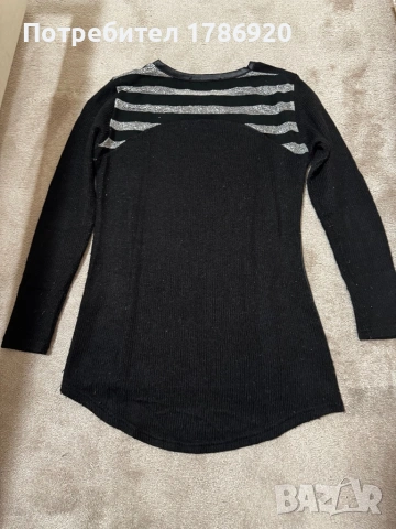 Елегантен дамски пуловер с декоративни детайли, снимка 3 - Блузи с дълъг ръкав и пуловери - 53169088