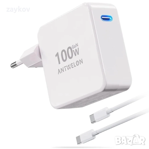 Захранващо устройство ANTWELON 100W USB C GAN за MacBook Pro 16 15 14 инча, снимка 4 - Друга електроника - 51928360