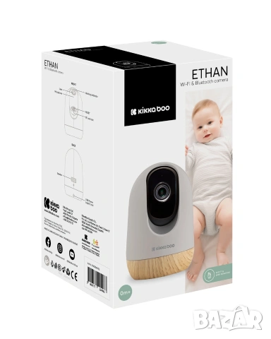 Камера Wi-Fi & Bluetooth Ethan 2026 