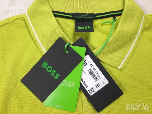 Hugo Boss Paule - Оригинална мъжка тениска с яка, снимка 6 - Тениски - 54151440
