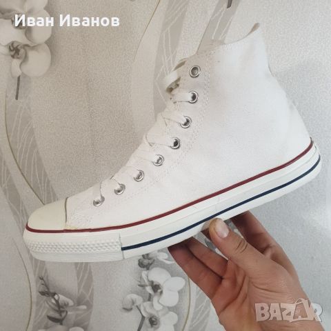 кецове Converse Chuck Taylor All Star Hi 'Classic White' M7650 номер 45, снимка 2 - Кецове - 45515070