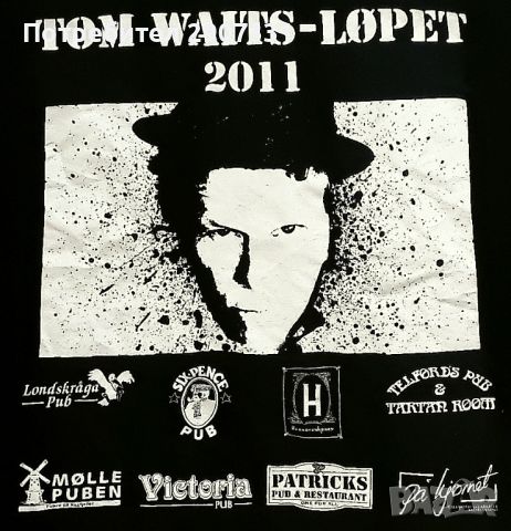 Тениска Tom Waits. Tour 2011. Официален продукт, снимка 3 - Тениски - 46073924