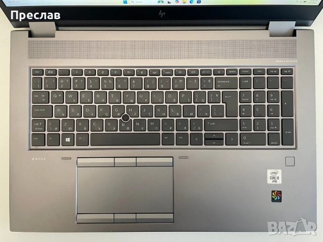  Продавам HP ZBook Fury G7 i9-10885H/32GB DDR4/1TB SSD/NVIDIA RTX 3000, снимка 2 - Лаптопи за работа - 53602977