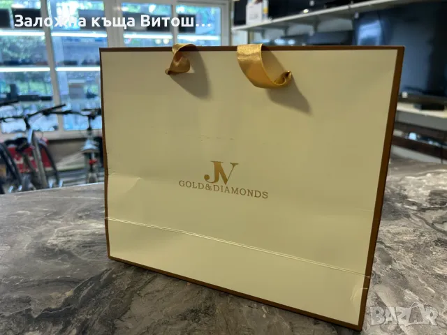 Златна гривна 14к 11.99 грама със черни камъни , снимка 13 - Гривни - 50301711