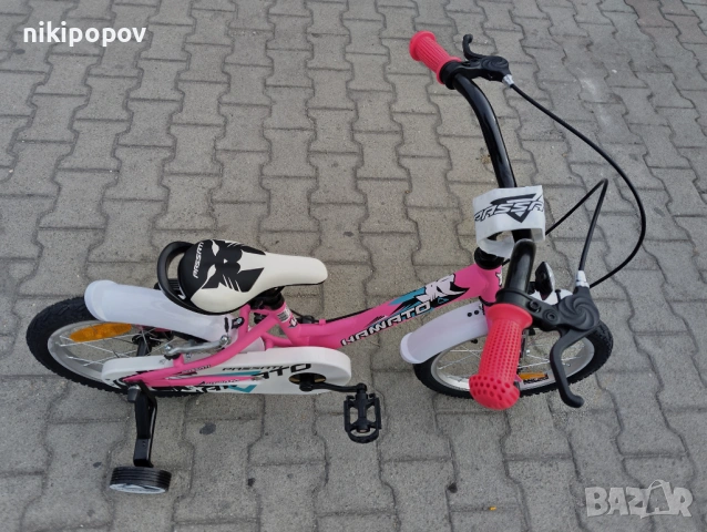 PASSATI Велосипед 16" HAMATO розов, снимка 3 - Велосипеди - 53538498