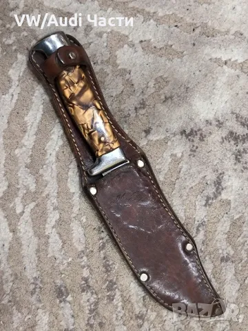 Стар български ловен нож ножка ножче 26см., снимка 4 - Ножове - 49653620