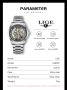 LIGE Skeleton Reloj Hombrе моден кварцов часовниk скелет,неръжд. стомана модел 2024,уникален дизайн, снимка 10