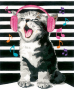 Ravensburger CreArt - Рисуване по номера - Пееща котка , снимка 3
