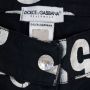 Оригинален винтидж Dolce & Gabbana дамски капри панталон принт лого, снимка 3