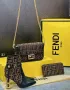 дамски комплект боти, чанта и портмоне fendi versace , снимка 9