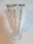 ретро стъклена релефна ваза 28/5, снимка 1