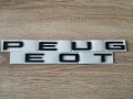 черен надпис Peugeot нов стил голям размер, снимка 3
