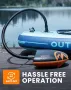 OutdoorMaster 20PSI SUP въздушна помпа с високо налягане Shark - интелигентно двустепенно надуване, снимка 7