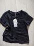 Намаление!черна риза от лен-последна, снимка 1 - Ризи - 45918125
