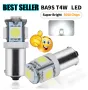 2 бр. Габаритни крушки BA9S 5 SMD 5050 Автомобилна LED вътрешна лампа крушка за номер вратата плафон, снимка 16
