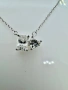 Сребърно колие с мойсанит (Диамант) 1.5 карата, снимка 2