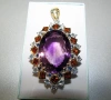 Аметист 65x34x21, 80 карата, тегло 29.9 гр. подходящ за подарък , снимка 1