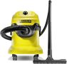 Мултифункционална прахосмукачка Karcher WD4 , Мокро и сухо почистване, 20 л, Маркуч 2.2 м, 1000 W, снимка 3