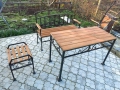 Градинска мебел – маса, пейка и табуретка (Мострени), снимка 2