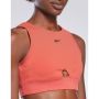 Дамско спортно бюстие reebok studio beyond the sweat crop top orange, снимка 2