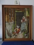 Стари немски гоблени големи в дървени рамки, снимка 11