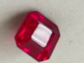 Естествен фасетиран рубин 7.70 k. Сертификат, снимка 1