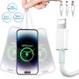 LETREALSUP iPhone кабел, MFI сертифициран 3M USB C към Lightning кабел, снимка 7