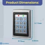 SecureMyDoor Proximity цифрова клавиатура за система за входна врата с RFID брелони и ПИН код, снимка 4