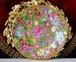 Порцеланова чиния Mille Fleurs,китайски порцелан,злато. , снимка 1