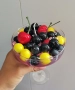 Чаши с декорация плодове , снимка 2