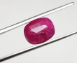 Рядък Ненагряван Африкански Рубин 3.49кт с Vivid пурпурно-Червен Огън! Сертифициран! Нов!, снимка 8