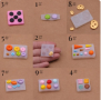 6 миниатюрни тарталети кошнички силиконов калъп молд бижутерски сладкарски смола изделия , снимка 2