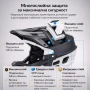 Кросова каска MARTAR, Full Face, ЕN Сертифицирана, Олекотена (690g), Размер: S/M, снимка 9