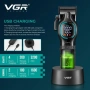 машинка за подстригване + тример VGR V-886 S2 Grip Turbo 9000RPM, снимка 5