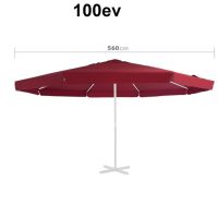 Огромен Ветроустойчив градински чадър 5.60м., снимка 2 - Друга електроника - 45522023