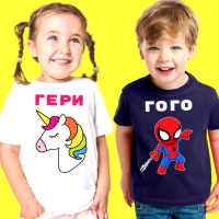 Тениска за дете-за момиче,за момче,семейни тениски ,тениски за двойки , по поръчка, снимка 2 - Детски тениски и потници - 44996374